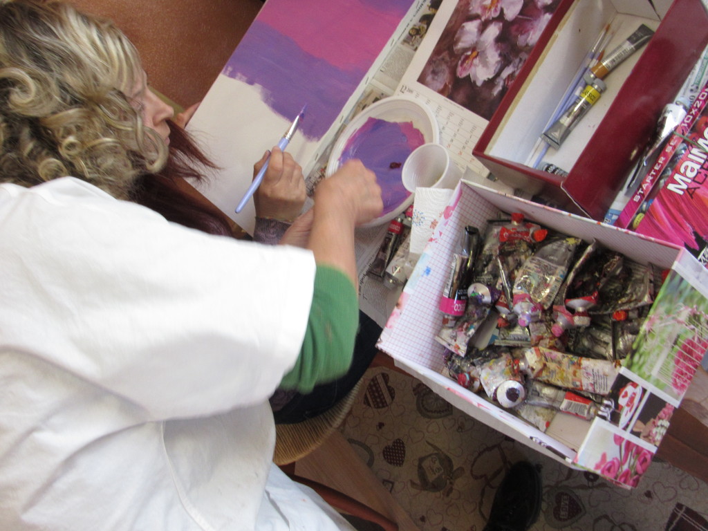 Corsi di Pittura ad Anzio, Roma con la Pittrice Quotata Yvonne Gandini